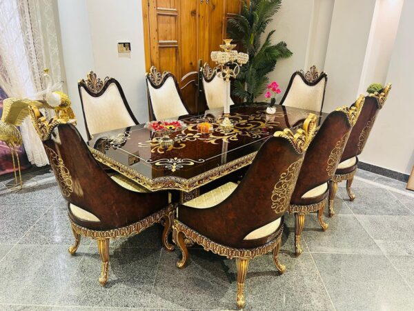 wooden Luxury Dining Tables At JJ Furniture Chiniot