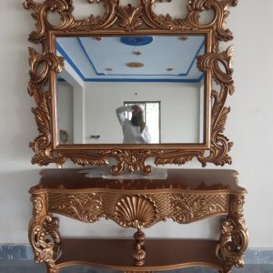 wooden console mirror frame at JJ Furniture