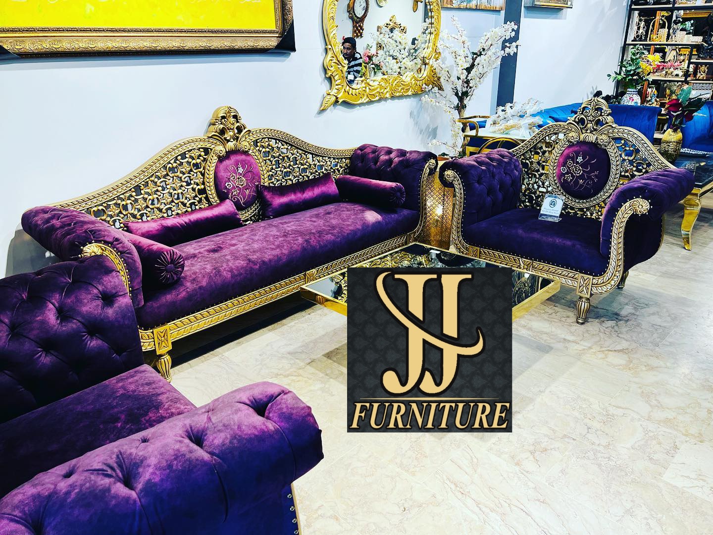 wooden luxury sofa jj Furniture chiniot
