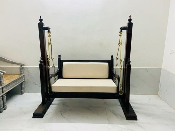Chinioti wooden swing by jj furniture chiniot