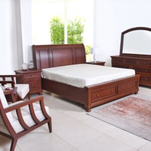 JJ furniture Royal Wooden chinioti Bed Set