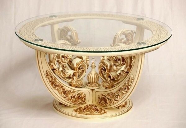 JJ Furniture Traditional Art Table – A Masterpiece of Chinioti Wooden Art - Image 3