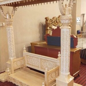 Hand-Carved Wooden Chinioti Swing (Jhoola)