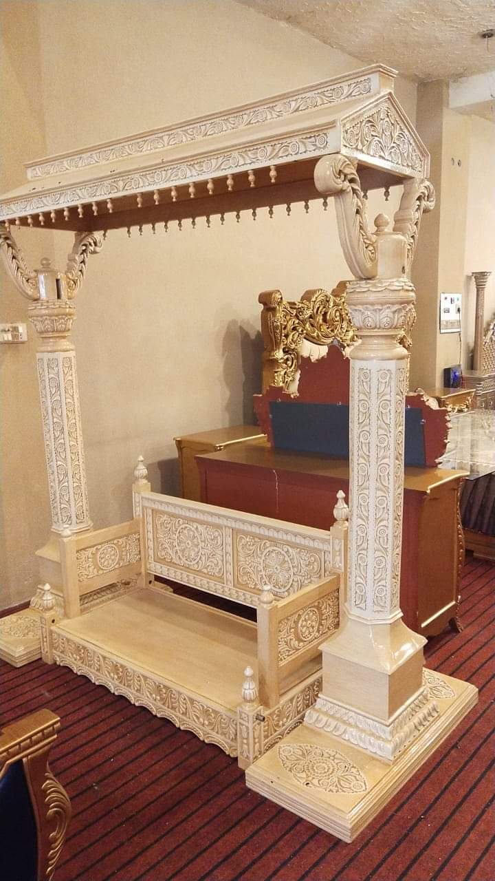 Hand-Carved Wooden Chinioti Swing (Jhoola)
