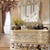Wooden Chinioti bed set design 2025