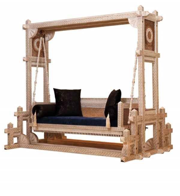 Hand-Carved Wooden Chinioti Swing (Jhoola)