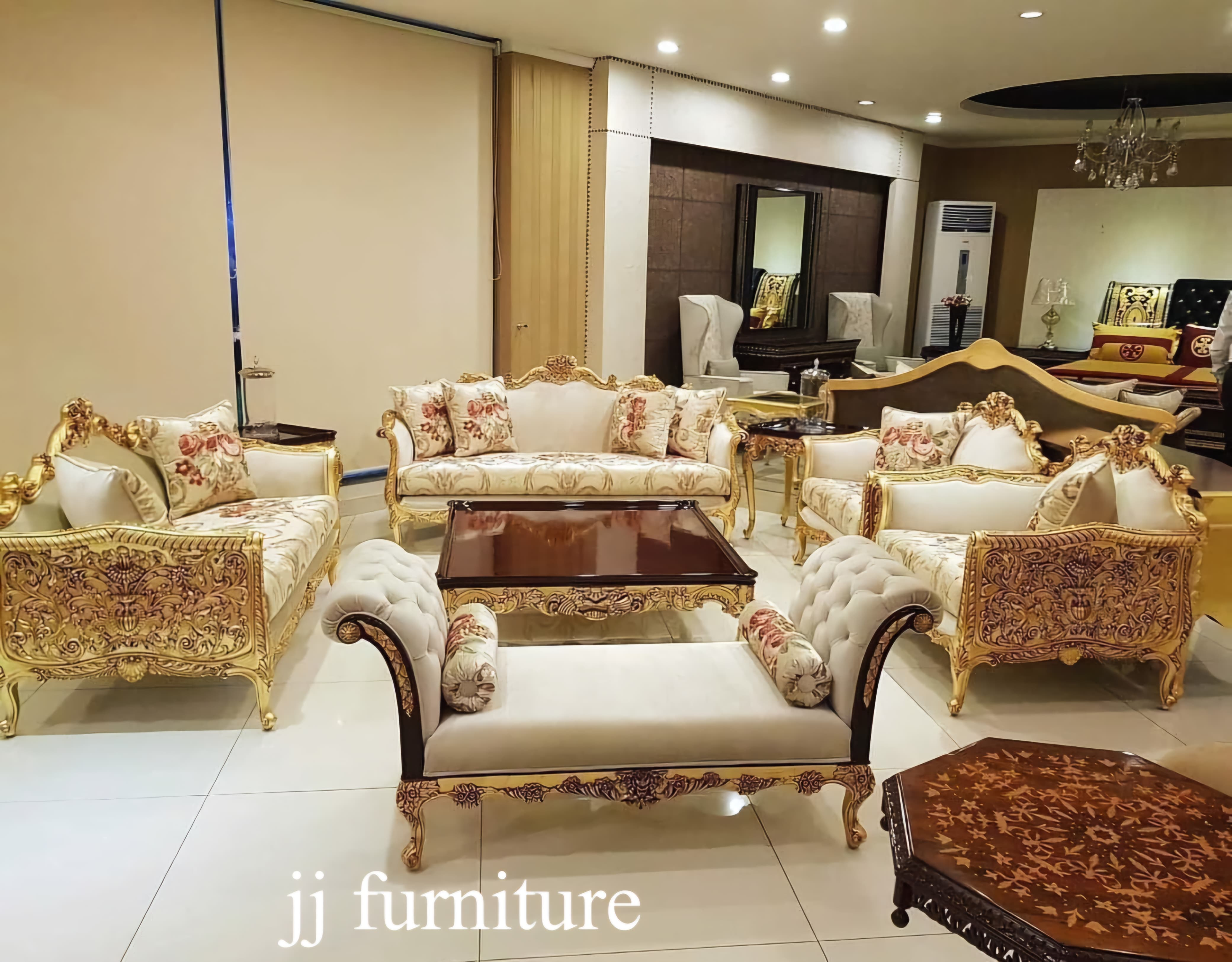 A One Quality Sofa Sets – Luxury Wooden Sofa Set in Pakistan | JJ Furniture Chiniot