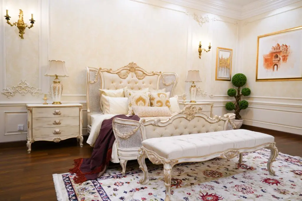 Chinioti Carving Cane Bed Set – Buy Handcrafted Wooden Bed in Pakistan JJ Furniture