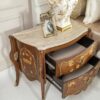 Luxury Solid Wood Bedroom Set with Dresser and Mirror – King & Queen Size Bed Sets in Pakistan