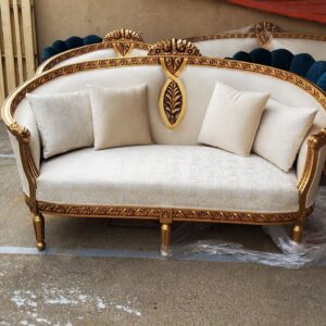 Traditional Handmade Wooden Sofa Set for Modern Classic Homes by JJ Furniture