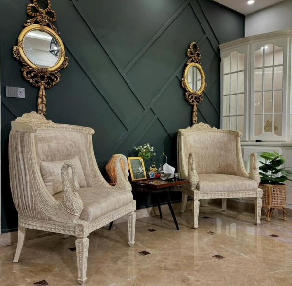 Wooden Chinioti Chair Design | jj furniture chiniot - Image 2