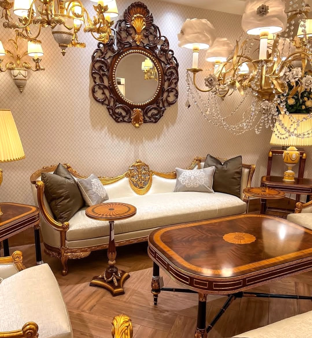 Chinioti Sofa Set – Luxury Wooden Sofa by JJ Furniture