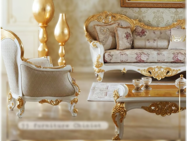Chinioti JJ Sofa Design – Luxury Wooden Sofa Set