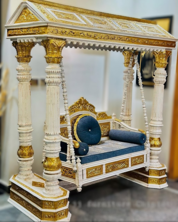 Chinioti JJ Swing – Luxury Wooden Jhoola | JJ Furniture Chiniot