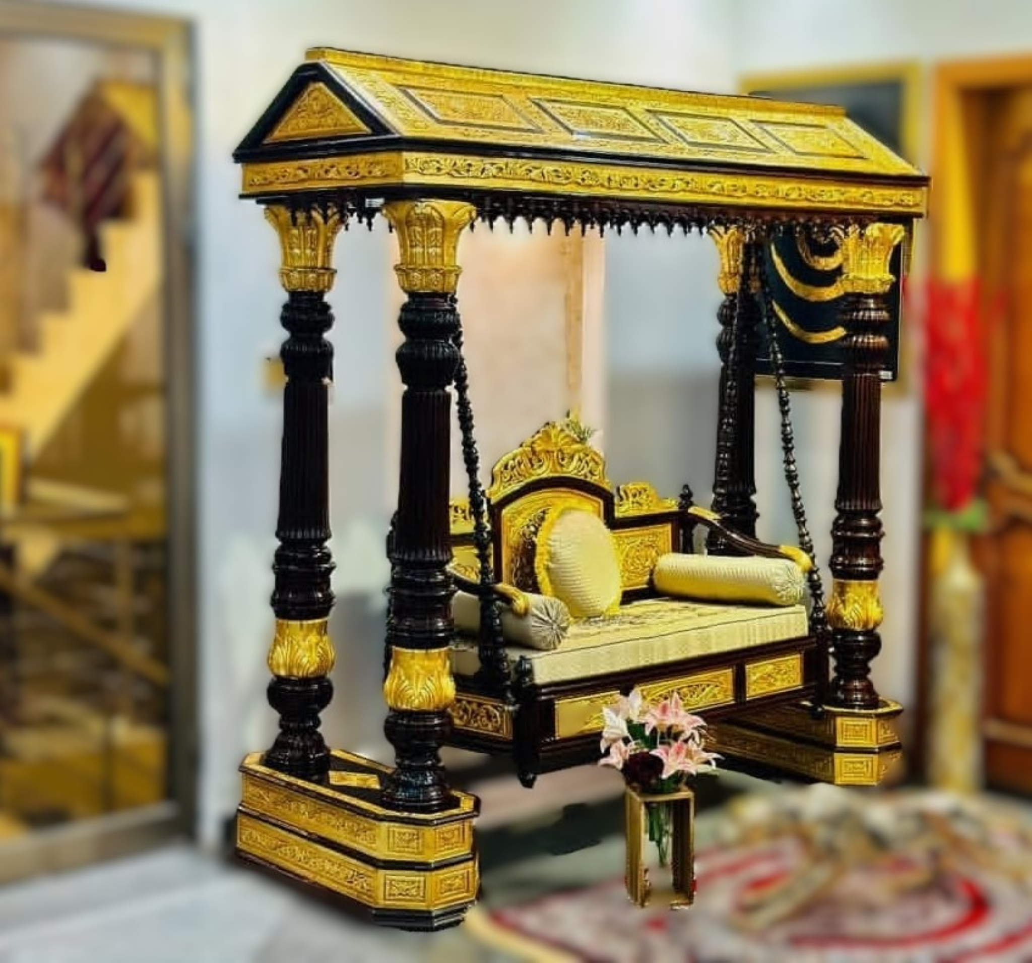 Chinioti JJ Swing – Luxury Wooden Jhoola