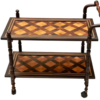 Chinioti Wooden Tea Trolley by jj furniture chiniot