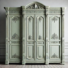 Hand-Carved Solid Wood Wardrobe – Luxury Antique Chinioti Armoire Online by jj