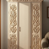 Hand-Carved Solid Wood Wardrobe – Luxury Antique Chinioti Armoire Online by jj