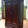 Hand-Carved Solid Wood Wardrobe – Luxury Antique Chinioti Armoire Online by jj