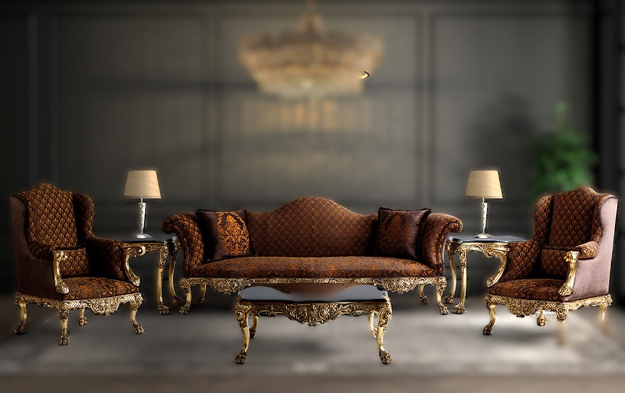 JJ Chinioti Sofa – Luxury Handmade Wooden Sofa Design