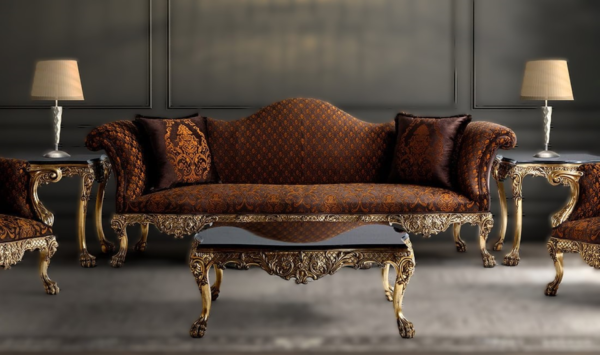 JJ Chinioti Sofa – Luxury Handmade Wooden Sofa Design