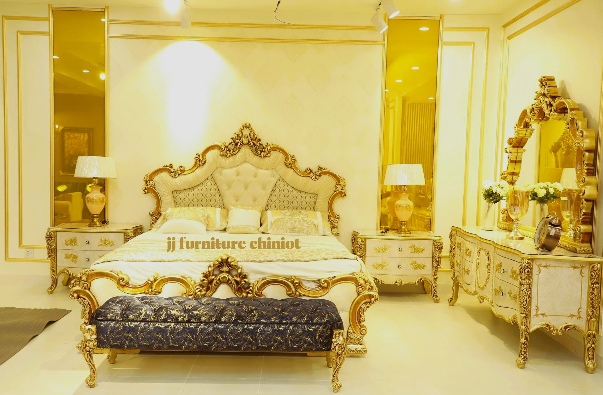 Top 10 Luxury Wooden Bed Set Designs in Pakistan 2025 – JJ Furnituress