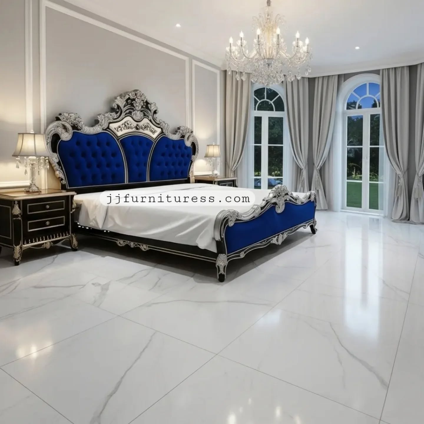 Chinioti Carving Bed Set - Image 5