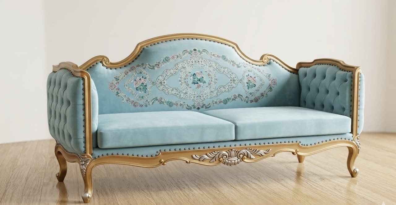 Luxury Velvet Sofa