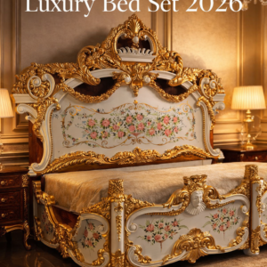 Luxury Bed Set Pakistan 2026 | Royal Chinioti Sheesham Bed Design