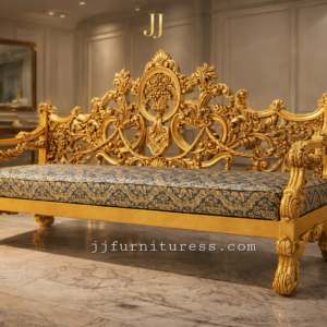 Luxury Wooden Dewan Sofa | Royal Chinioti Daybed Online