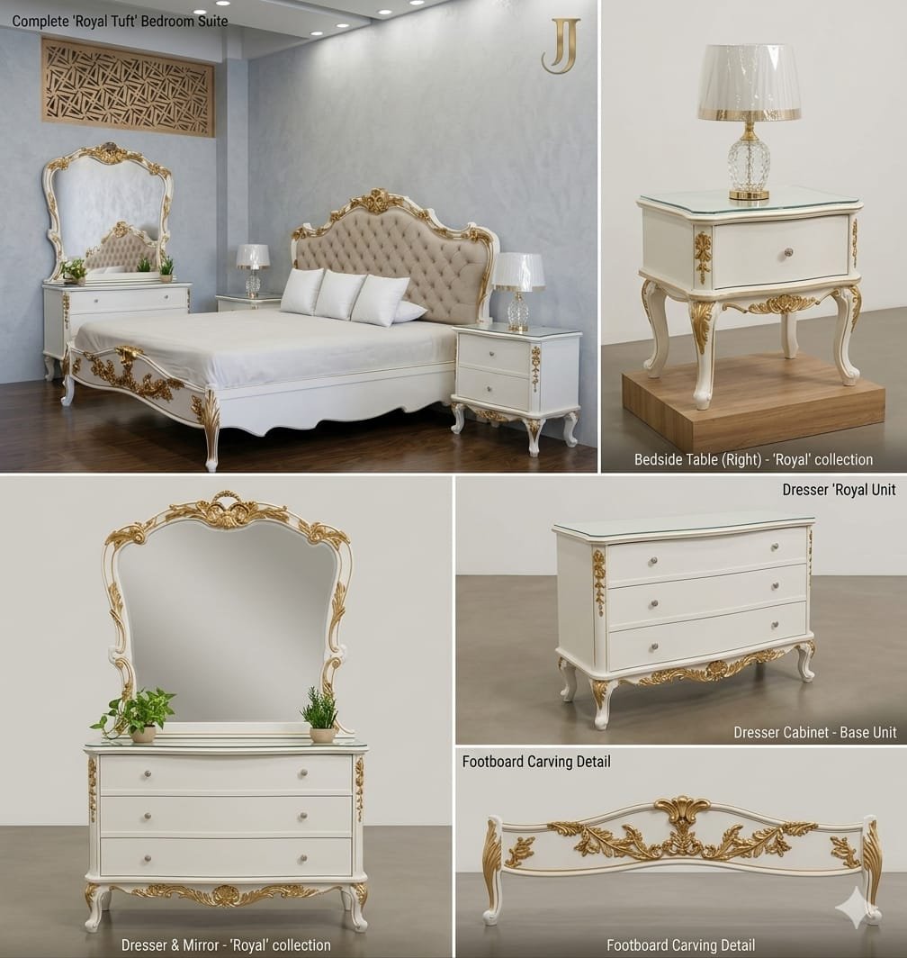 Luxury Bed Sets | Handmade Sheesham Wood Bedroom Furniture - Image 5