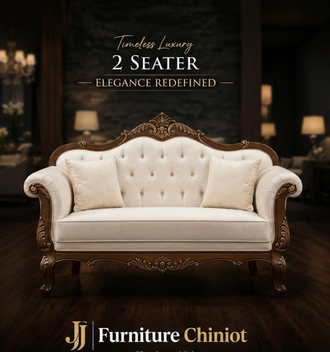 Luxury Handmade Chinioti Sofa Set UK, USA & Europe | JJ Furniture Chiniot - Image 4