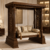 Royal Sheesham Heritage Swing | Premium Chinioti Wooden Jhoola